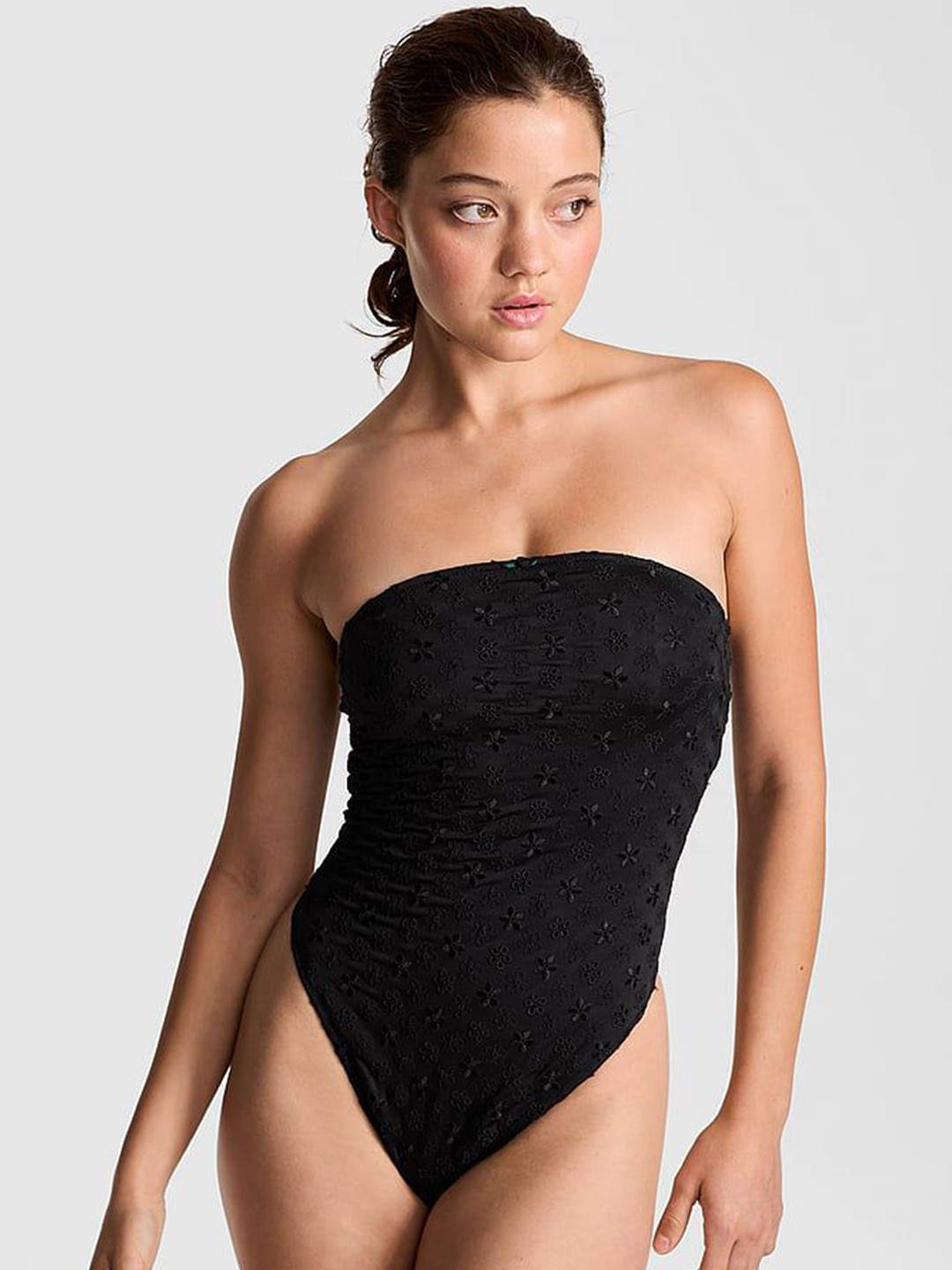 Victoria's Secret PINK Strapless One-Piece Bodysuit