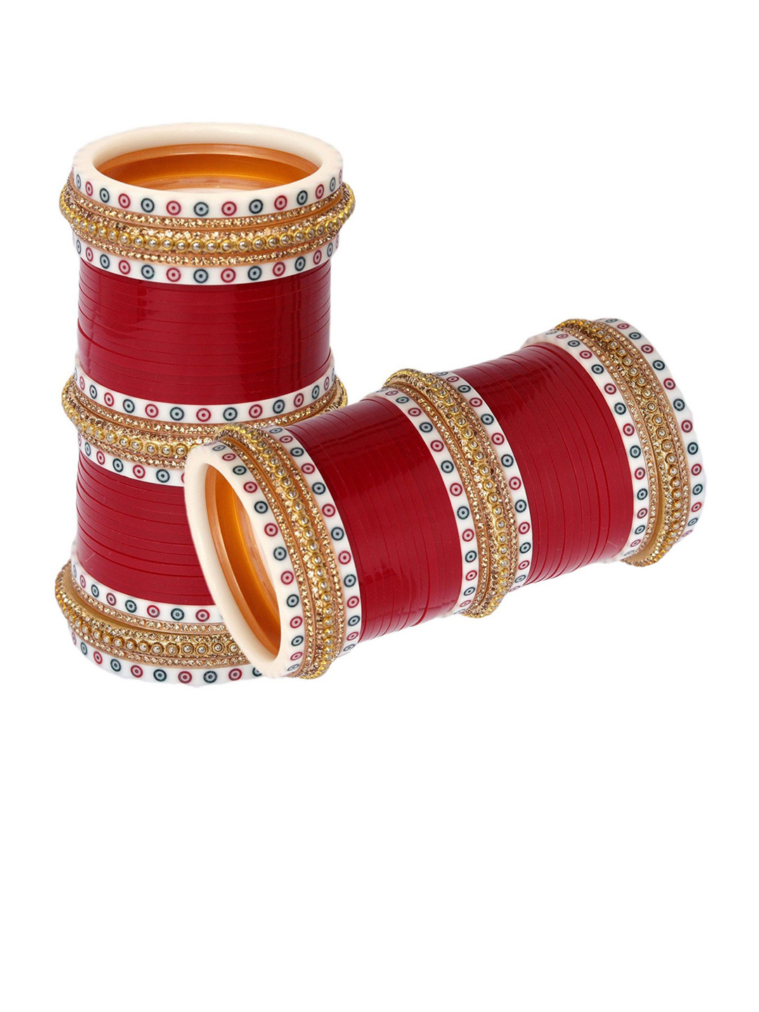 JCcreation Set Of 78 Gold-Plated Bangles