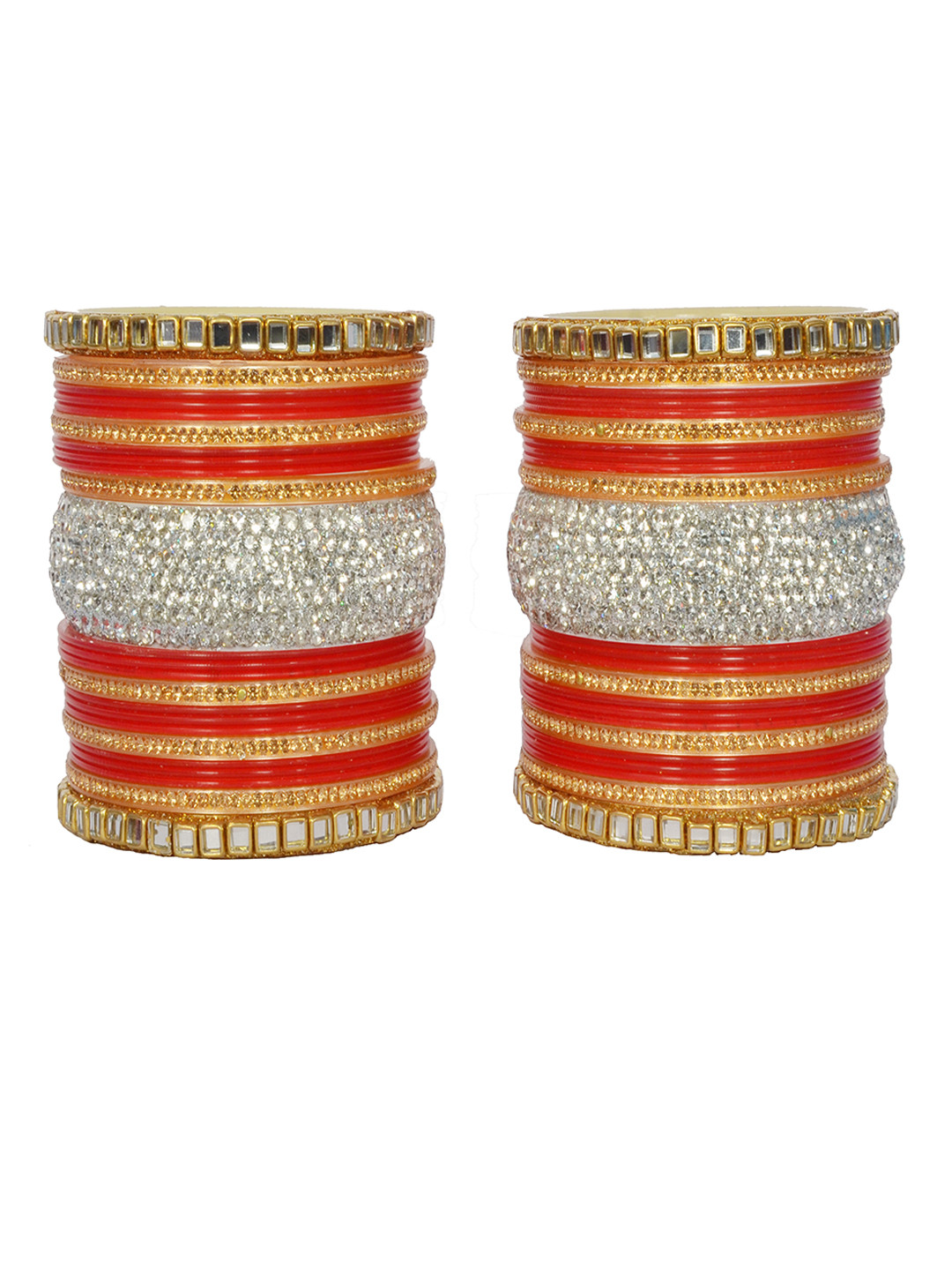 ADVANCE KANGAN Set of 48 Stone Studded Bangles