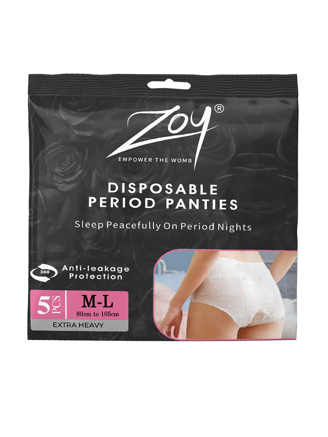 ZOY Disposable Period Panties - 5 Pcs Each - M-L