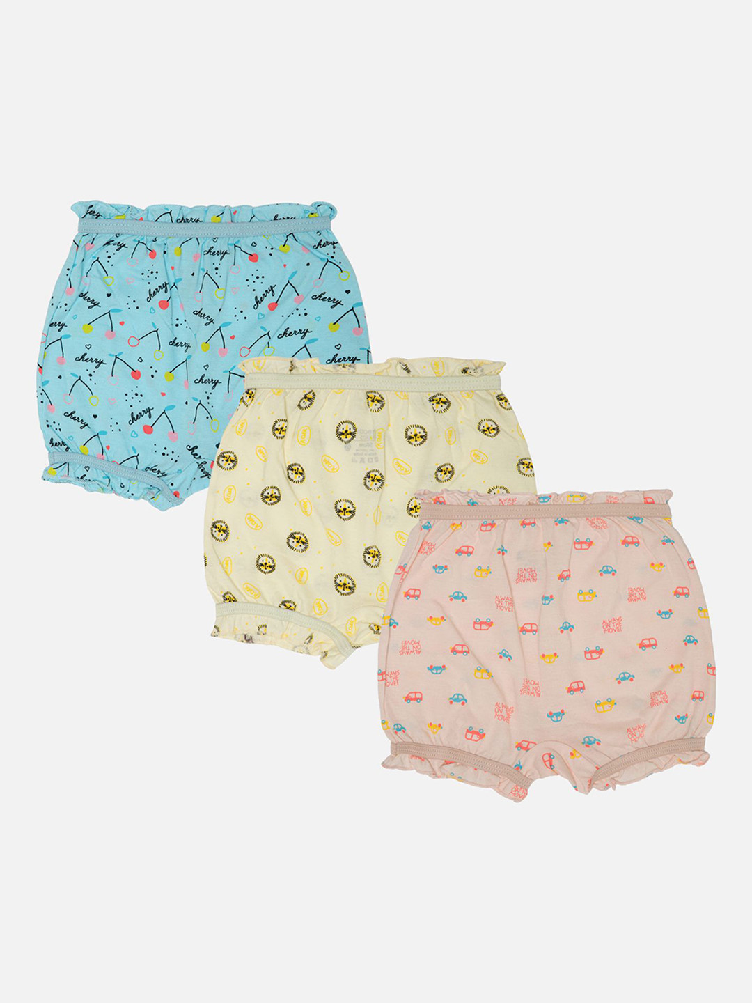 Bodycare Infants Pack of 3 Assorted Bloomers Briefs IIBMT2276-PK001