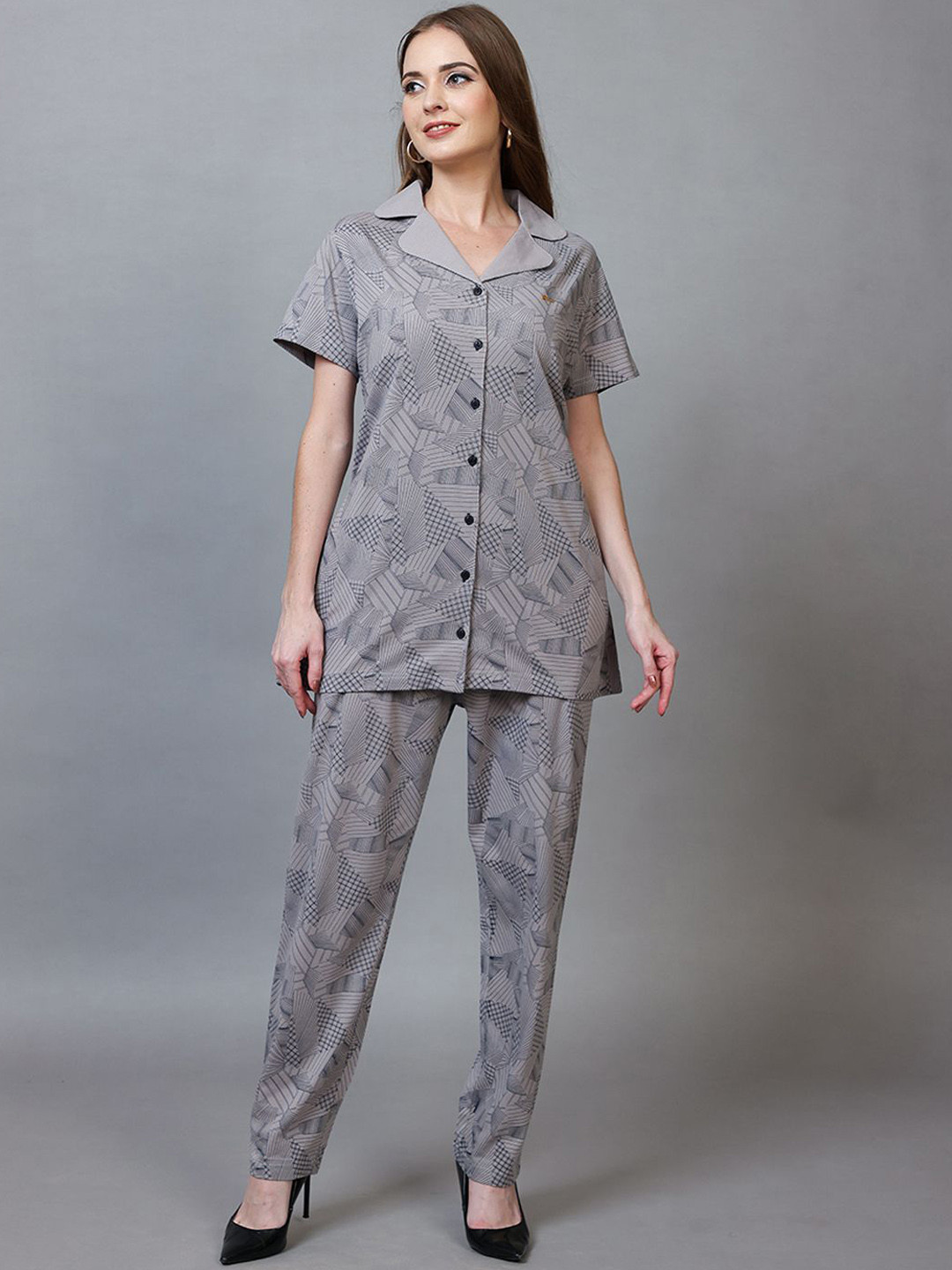 CLINT Printed Shirt With Trousers  Co-Ords