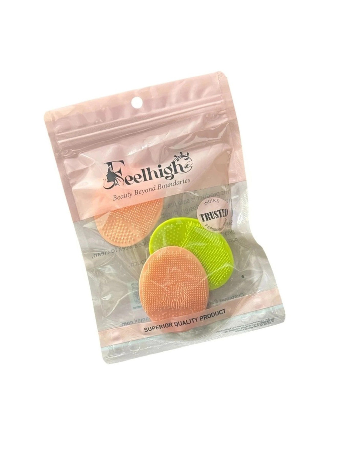 FEELHIGH Set Of 3 Silicone Face Scrubber Exfoliator