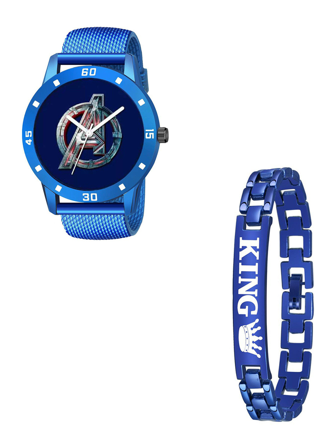 JUST LIKE Unisex Analogue Watch With Bracelet Gift Set BWATH8S8GNFPWVGZK