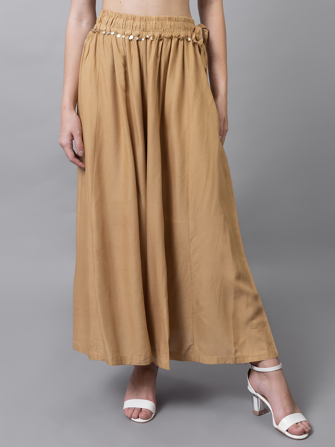 LEGITLOOKS Women Flared Knitted Palazzos