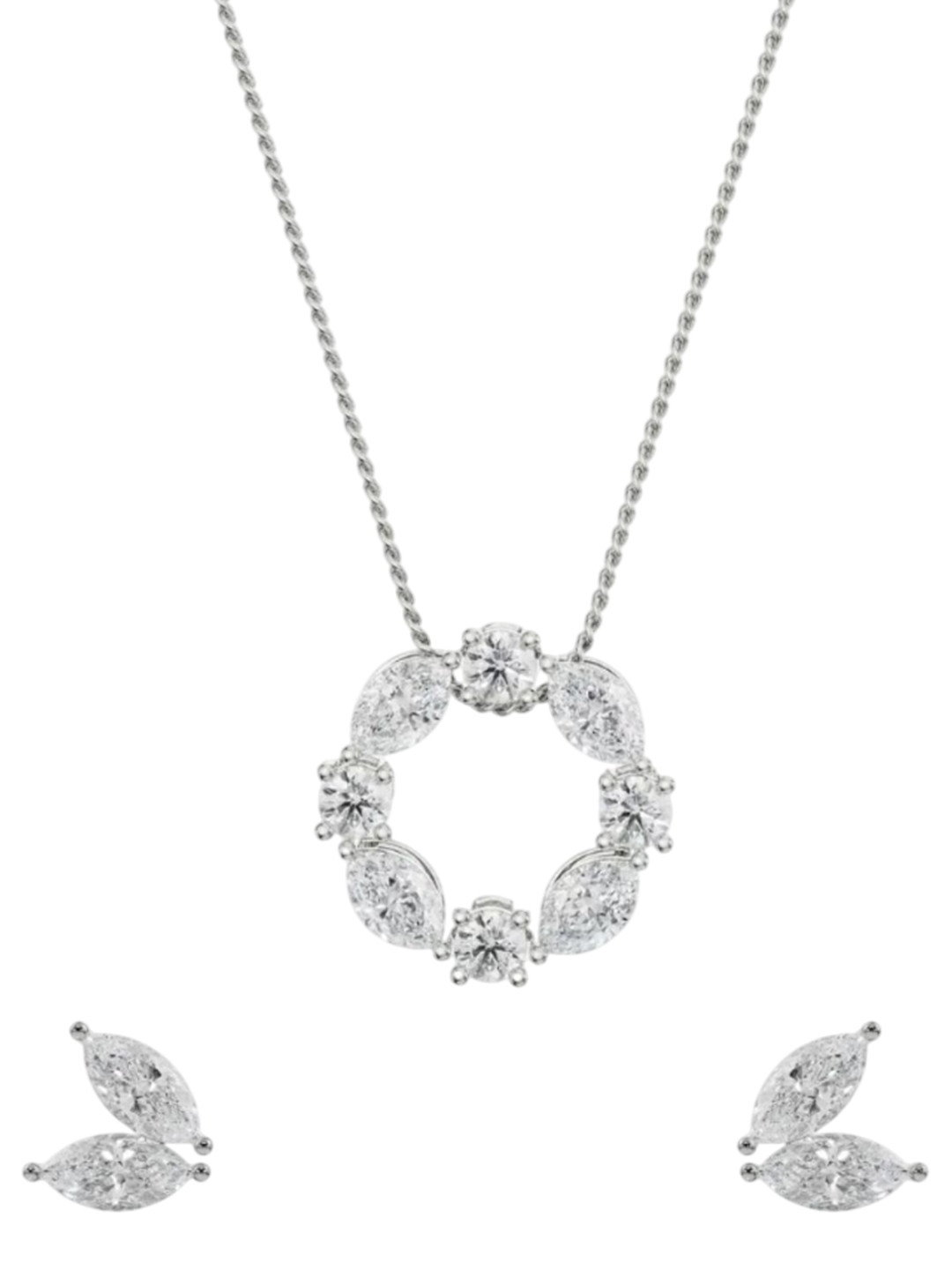 Emori Sliver Necklace & Chains Diamond