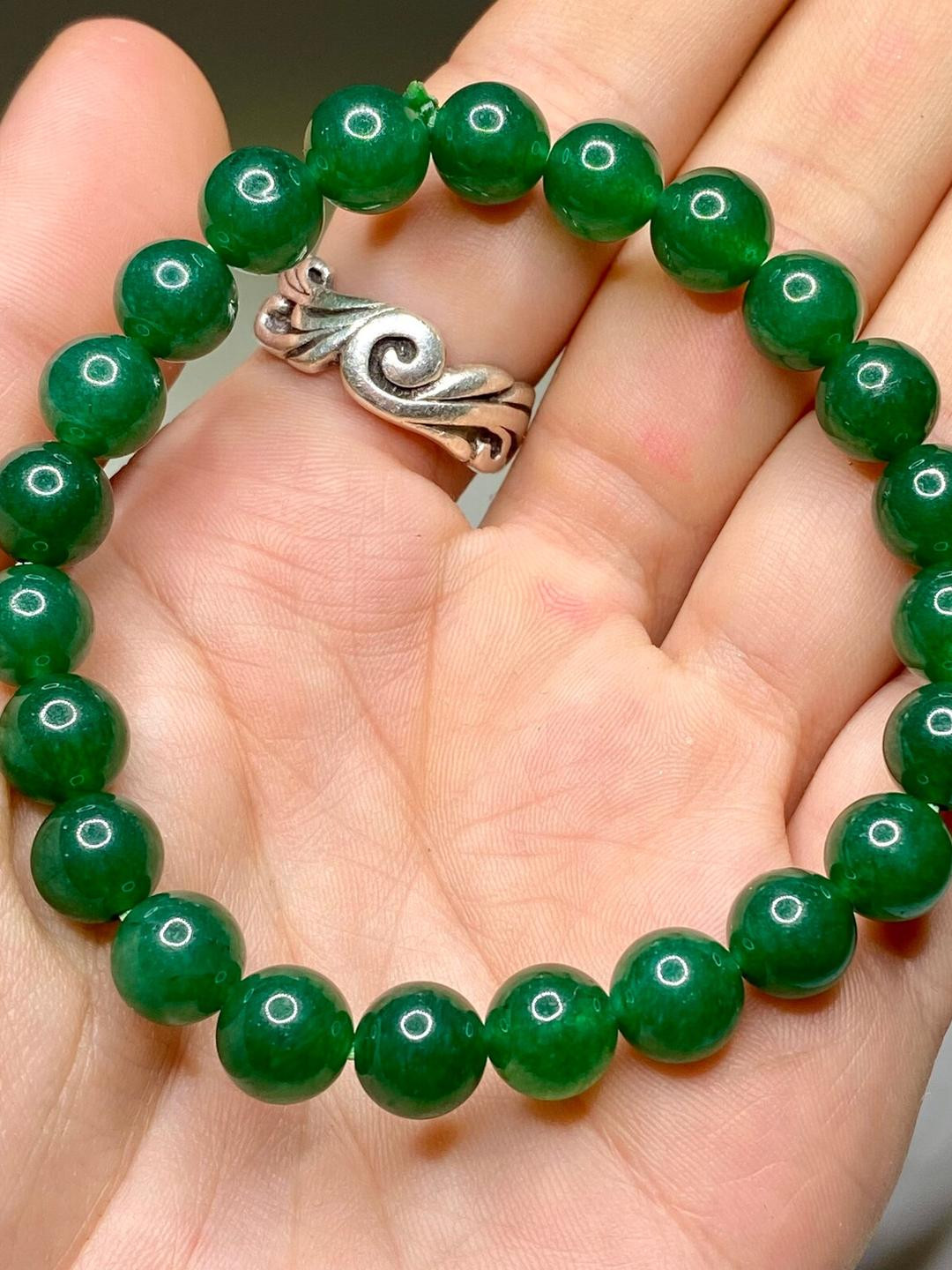 Profounnd Gems & Jewels Green Jade Bracelet