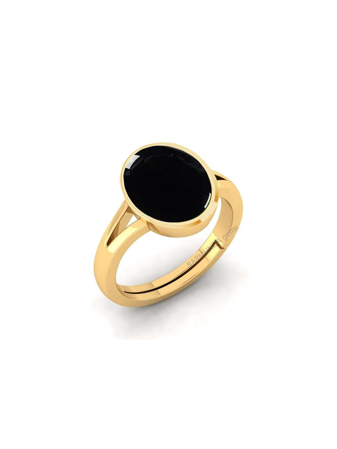 Barmunda gems Black Brass Finger Ring