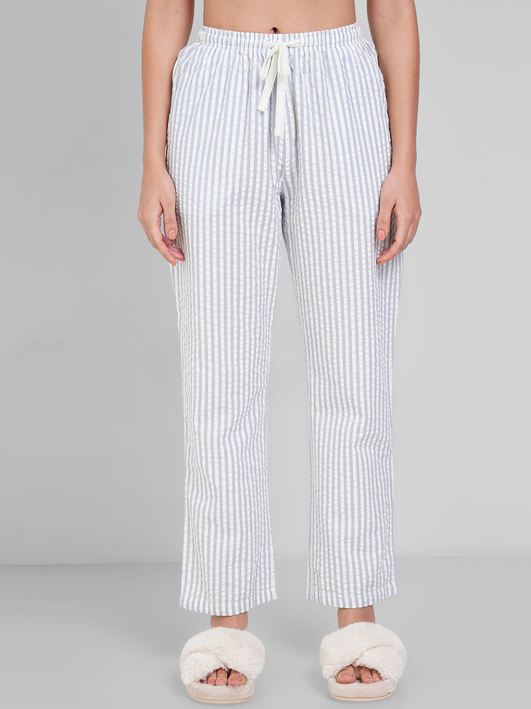 Dreamz by Pantaloons Striped Pure Cotton Pyjamas
