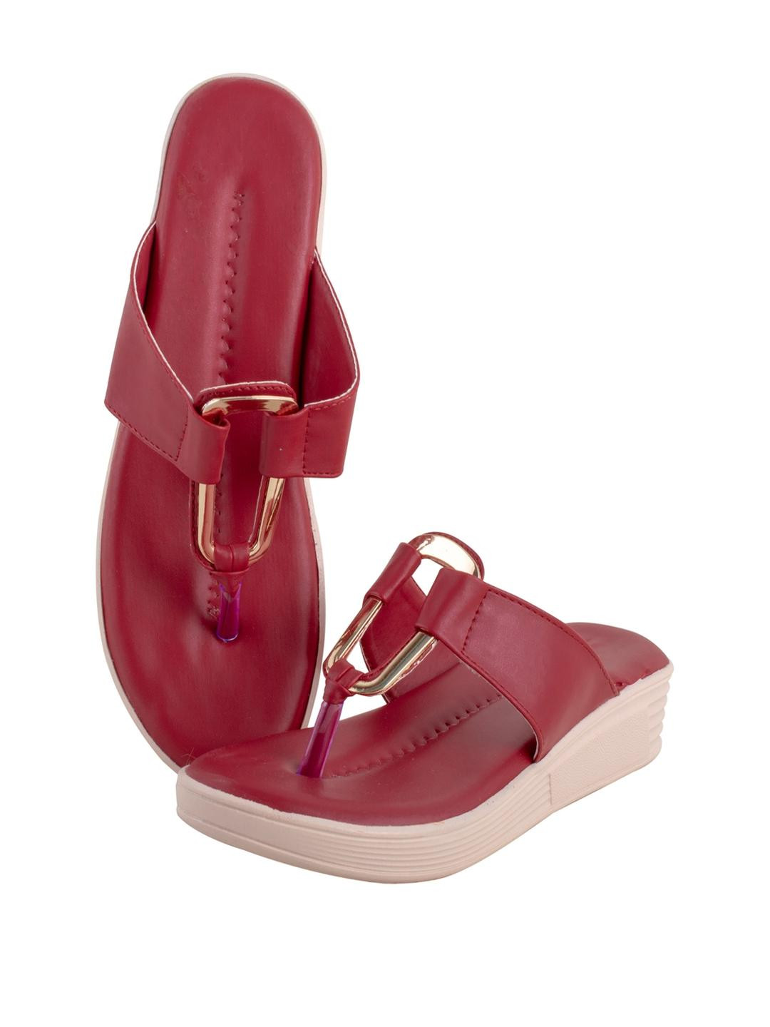 Digni Women Maroon Sandals