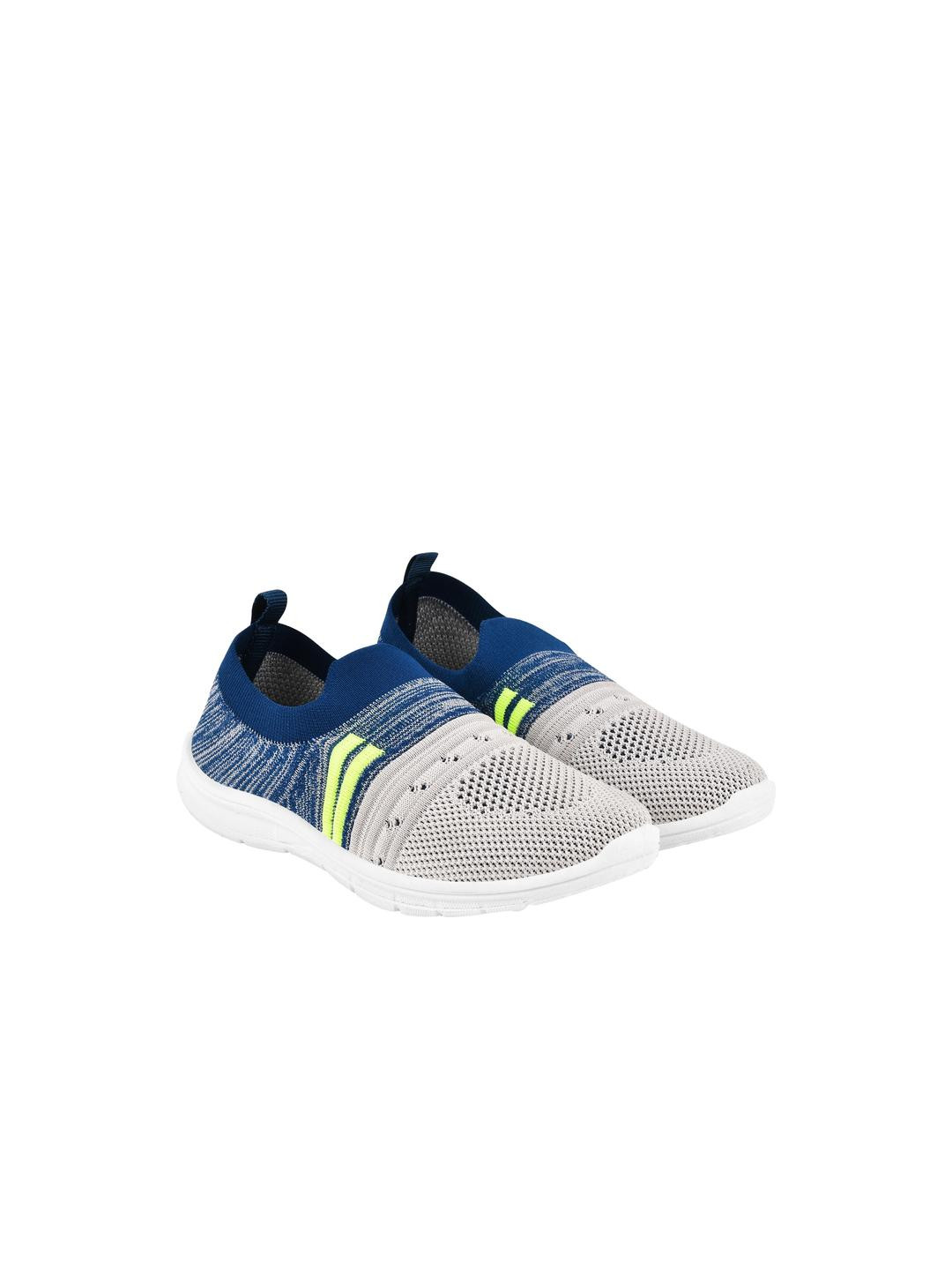 PU-PINE Boys Blue Green Textured Sneakers