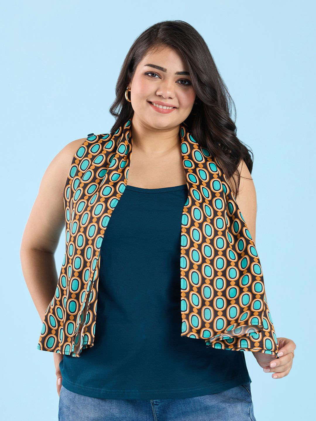 Big Hello - The Plus Life Printed Scarf