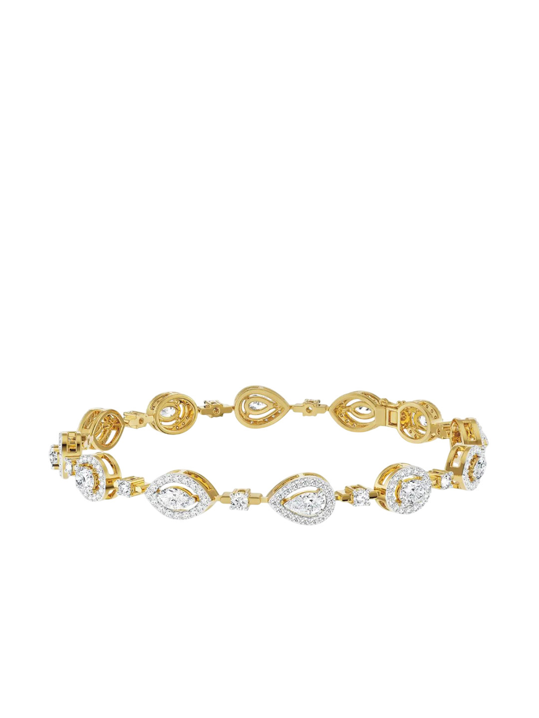 Emori Women 14KT Gold Lab Grown Diamond Bracelet