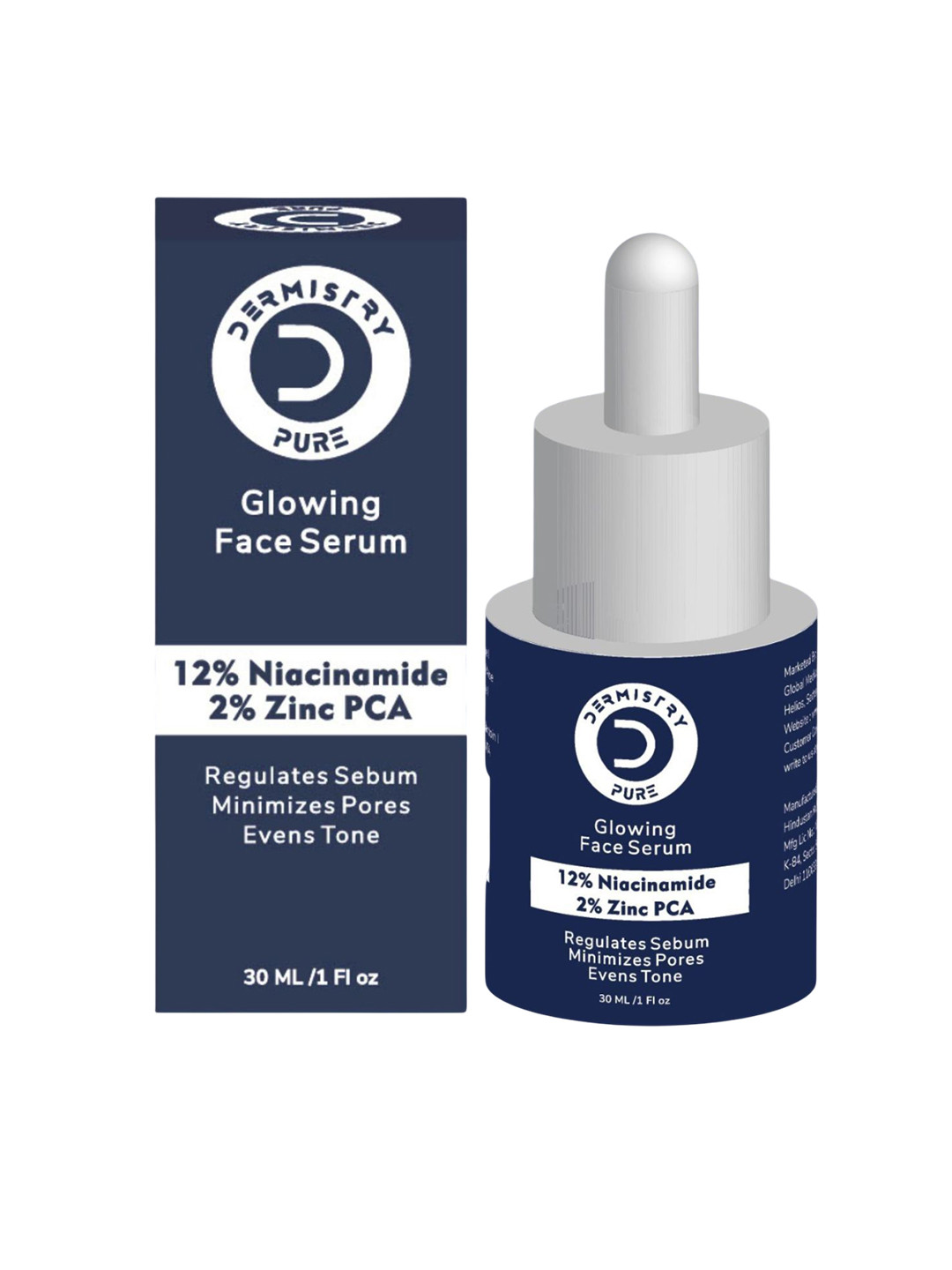 DERMISTRY 12% Niacinamide Zinc Oil Control Face Serum - 30 ml