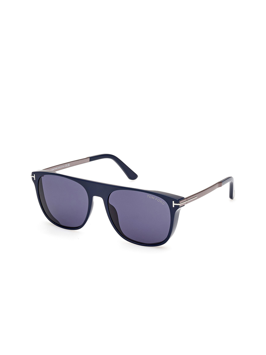 Tom Ford Men Blue Lens & Blue Square Sunglasses with