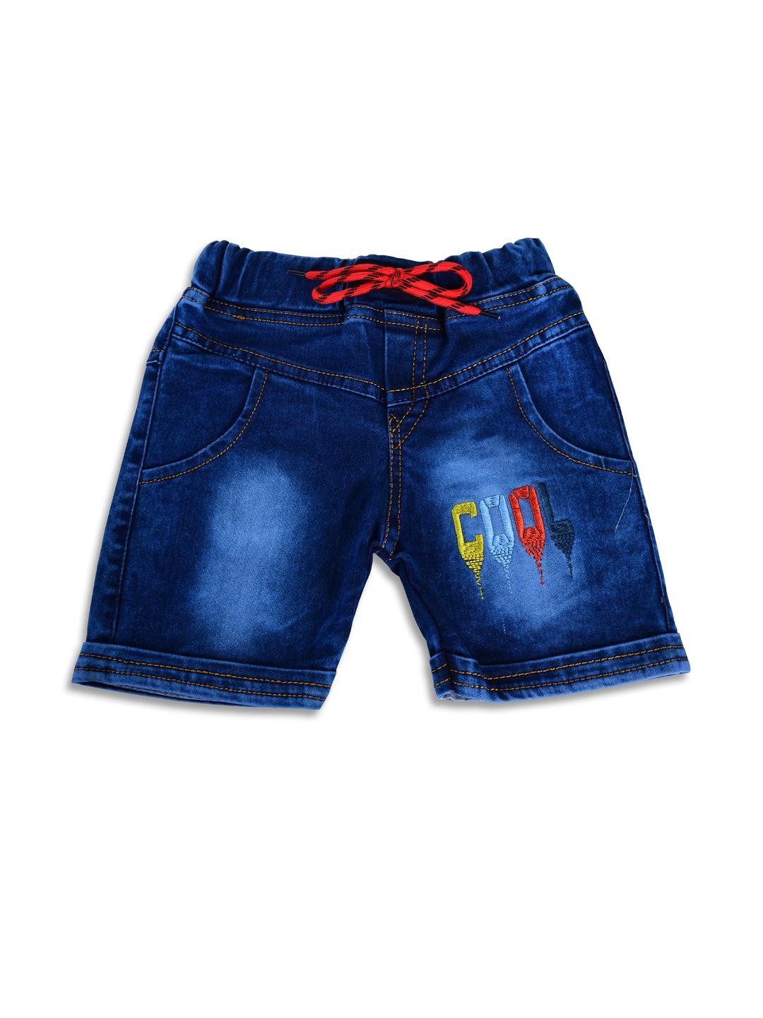 WORTON FASHION Boys Mid Rise Denim Shorts