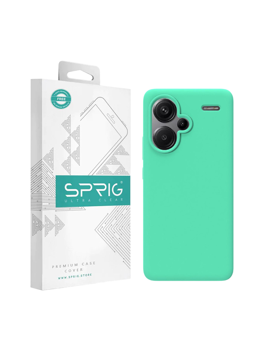 SPRIG Redmi Note 13 pro plus Liquid Silicone Back Cover