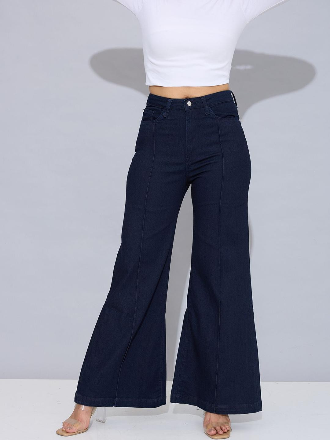 STORMY Jeans Women Flared Clean Look No Fade Stretchable Jeans