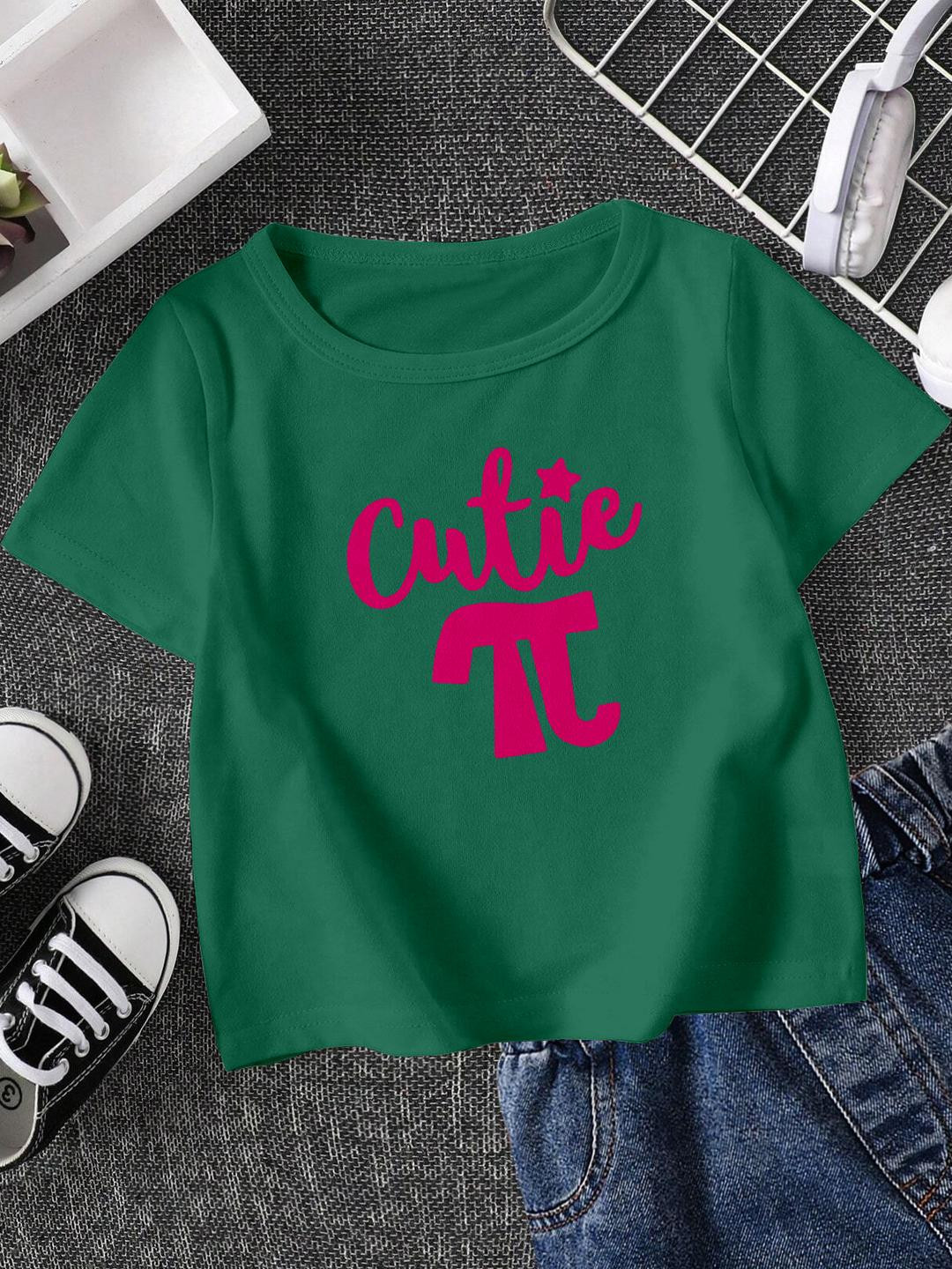 FIONAA TRENDZ Kids Typography Printed Cotton T-shirt