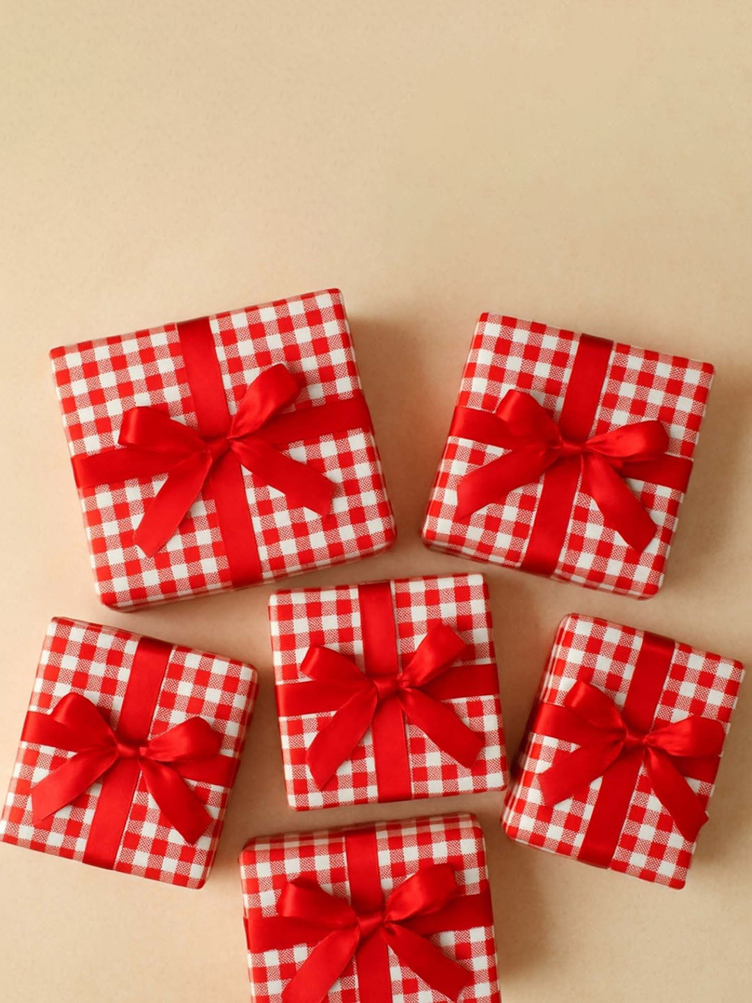 La Trove Set Of 5 Self Design Dual Side Design Gift Wrapping Paper