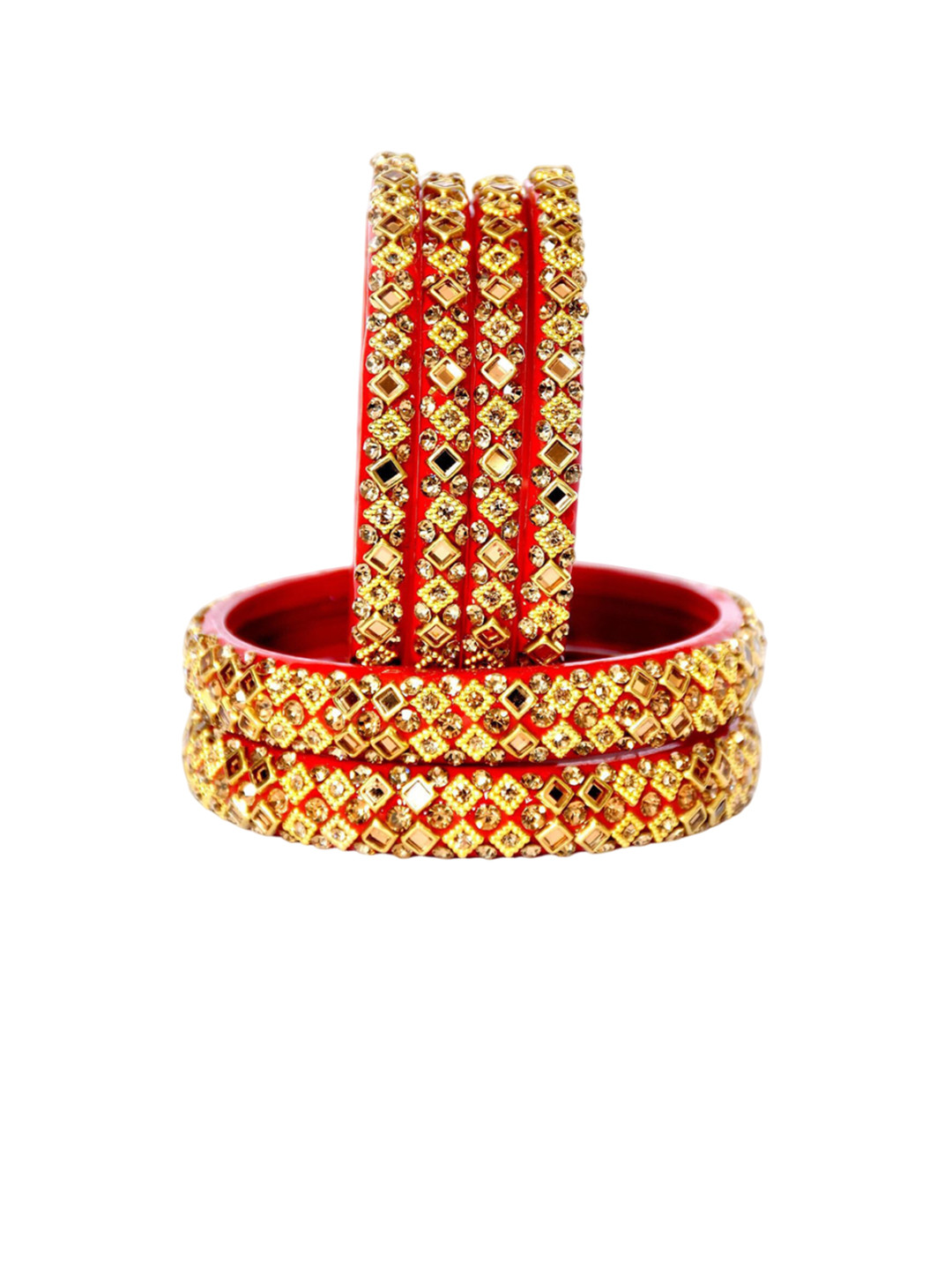 jtraditional Set Of 6 Chuda Bangles