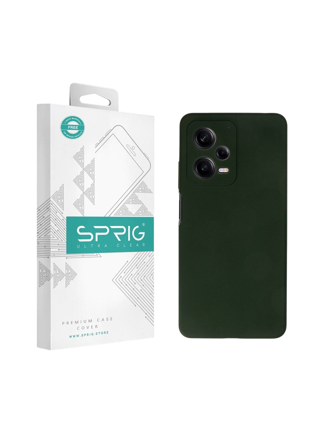 SPRIG Redmi Note 12 5G Liquid Silicone Back Cover