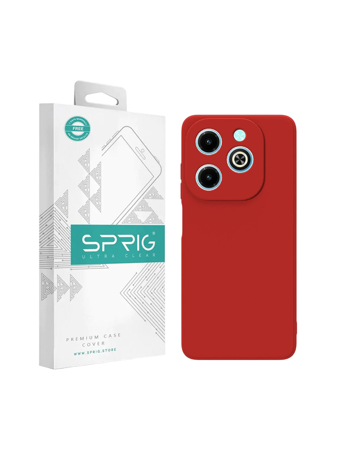 SPRIG Infinix Smart 8 Plus TPU Matte Back Cover