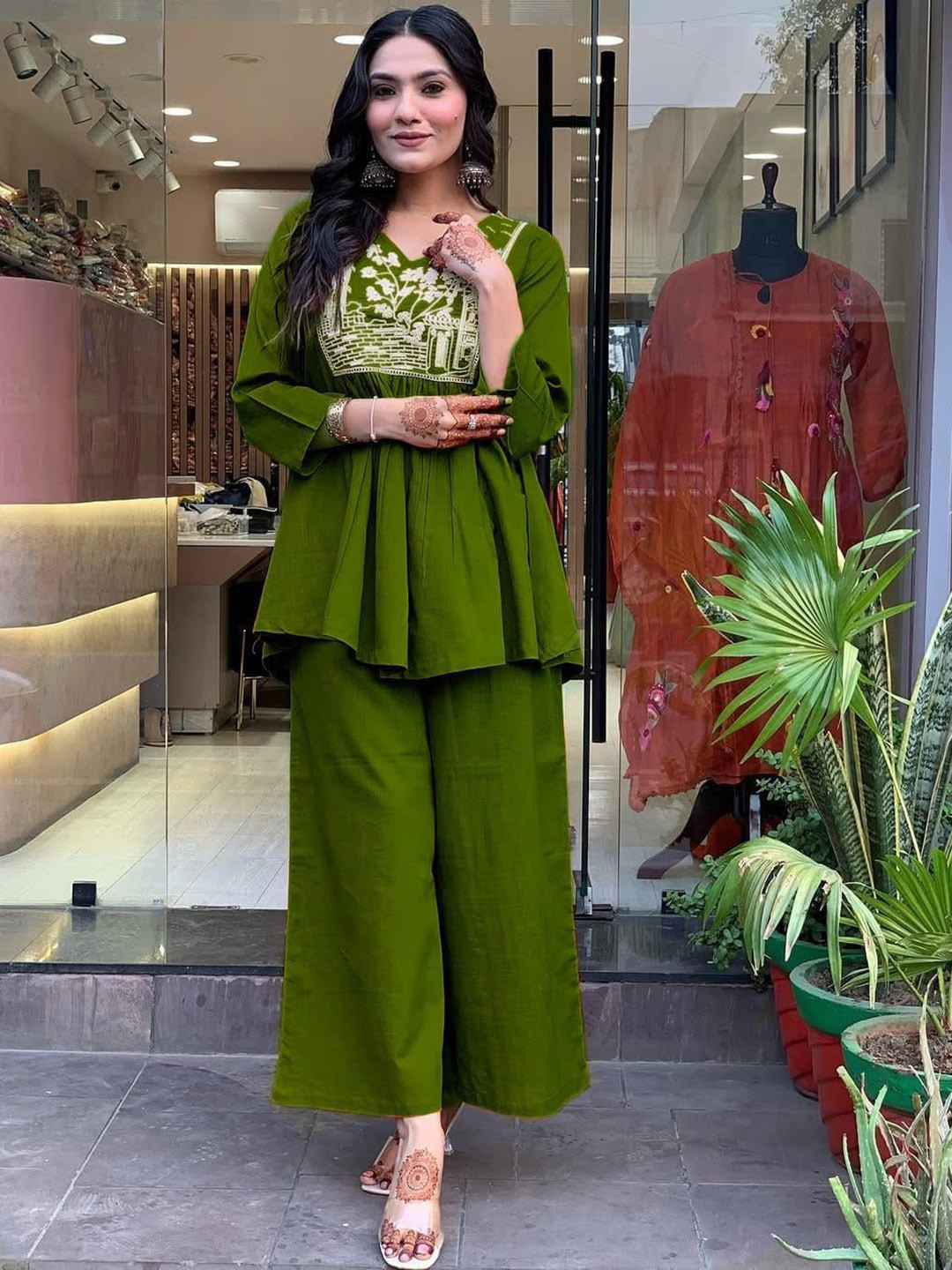 RUNAYA NX Digital Printed Tunic & Trousers Co-Ord Set