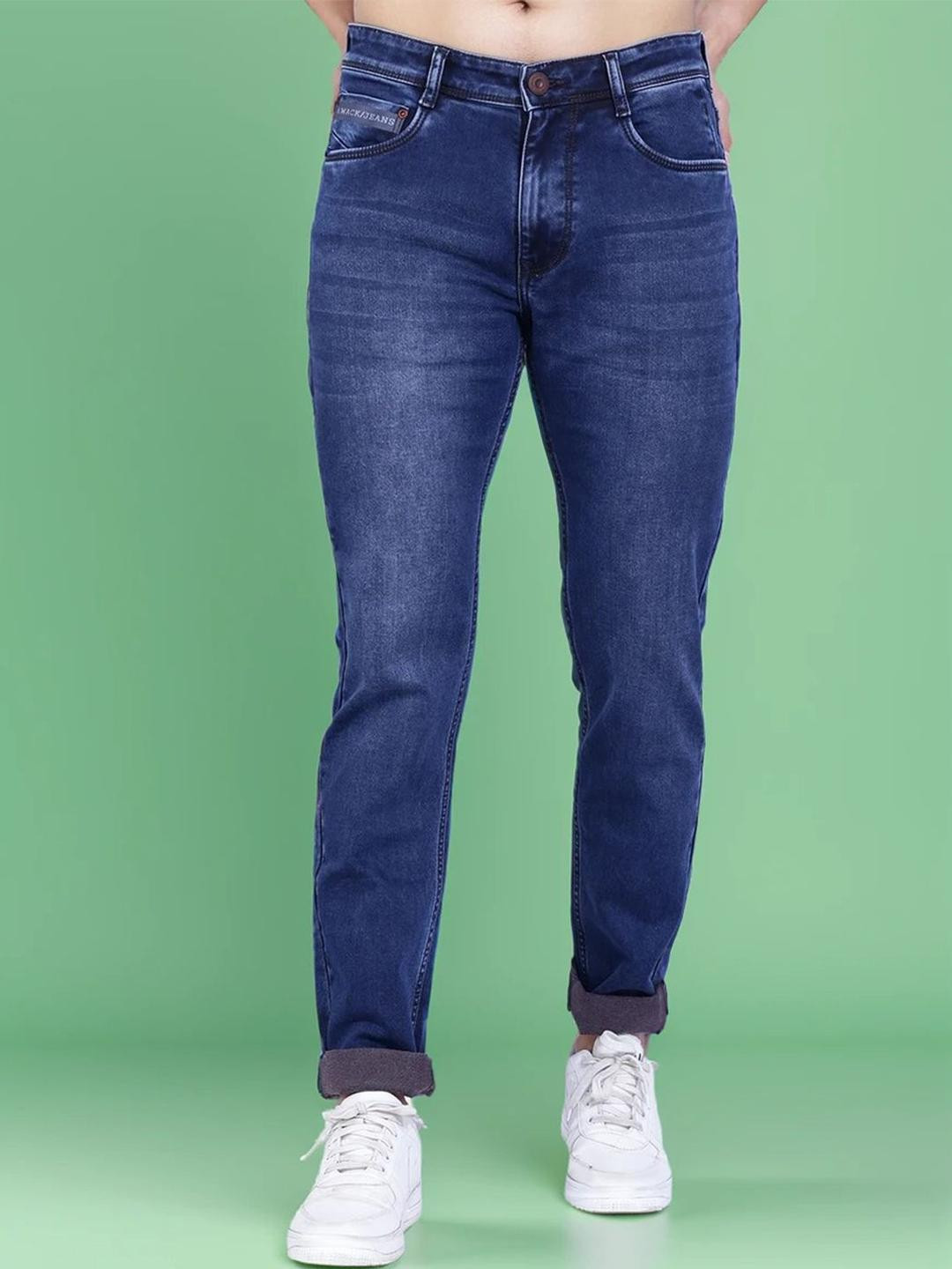 AWACK Men Bruce Clean Look Light Fade Stretchable Jeans