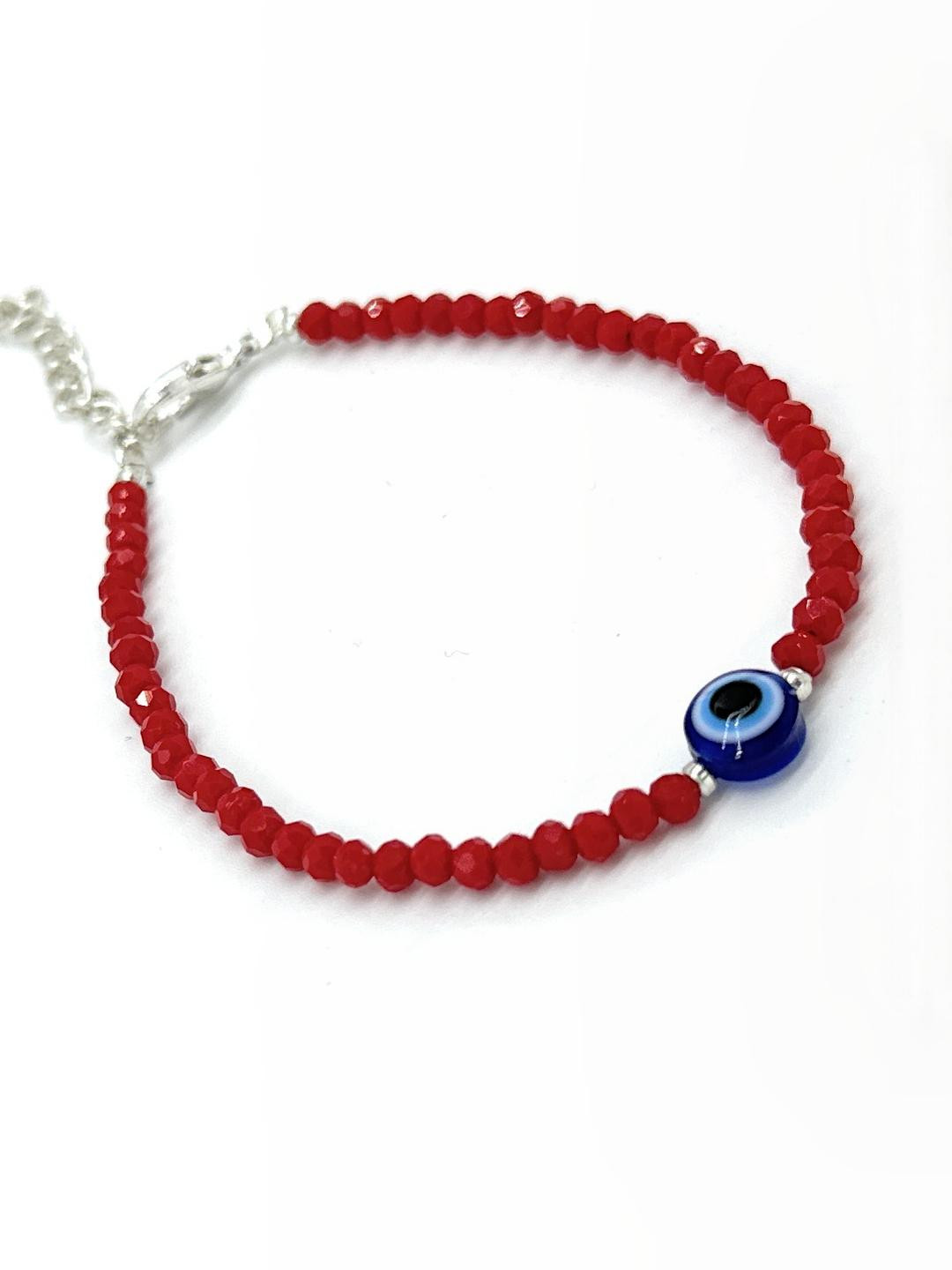 Jyokrish Red Metal Armlet Bracelet