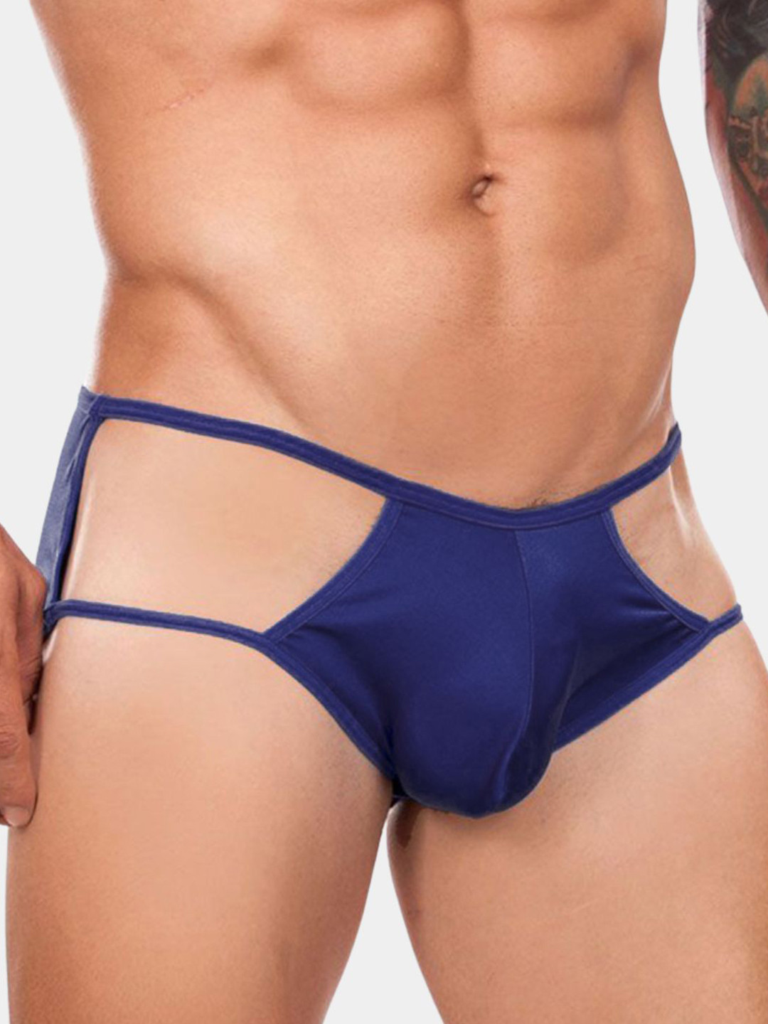 MOODSTRING Low-Rise Thongs Brief LTF-ML-07033-NBL-S