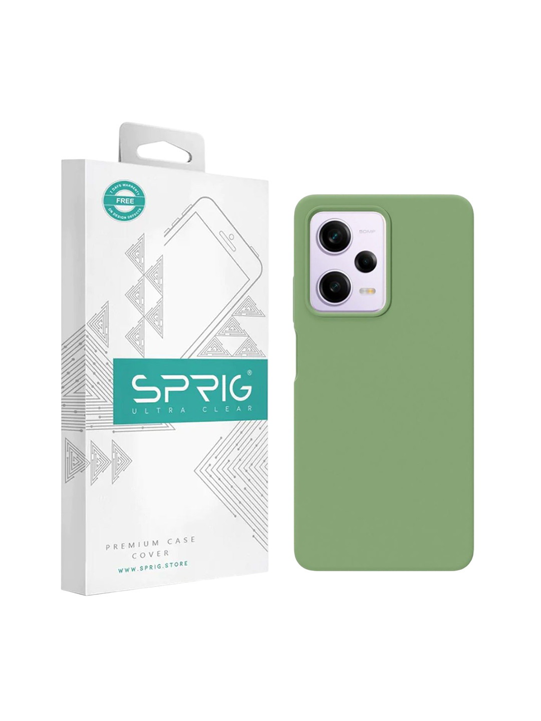 SPRIG Redmi Note 12 Pro 5G Liquid Silicone Back Cover