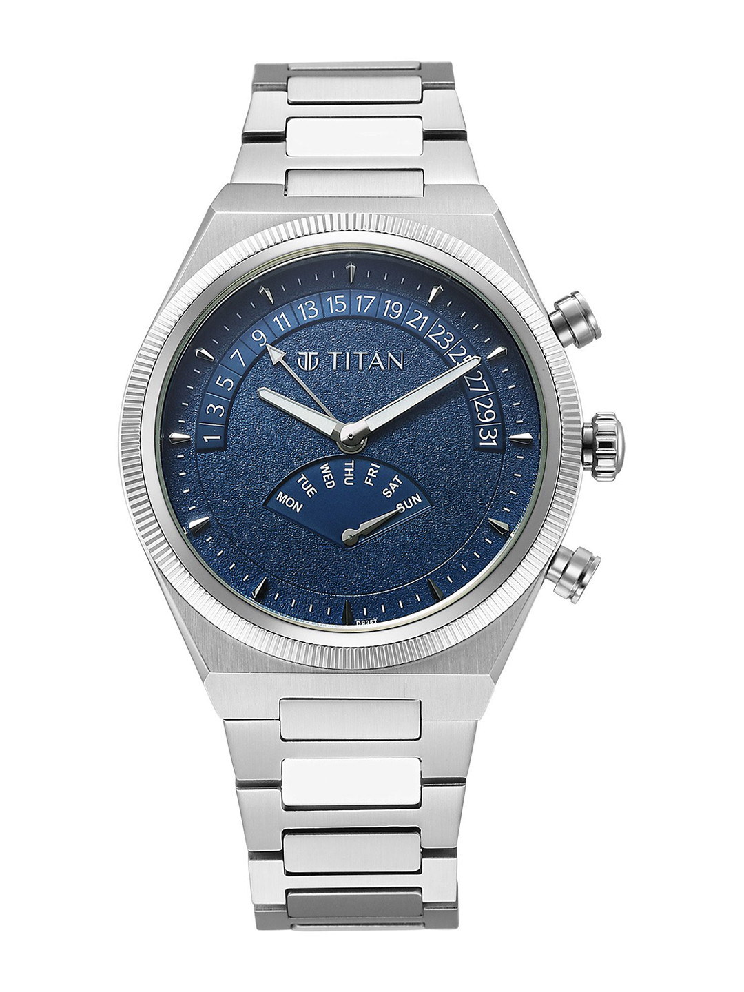 Titan Classique Micromotors Quartz Round Dial Men's Analog Watch - 90180SM01