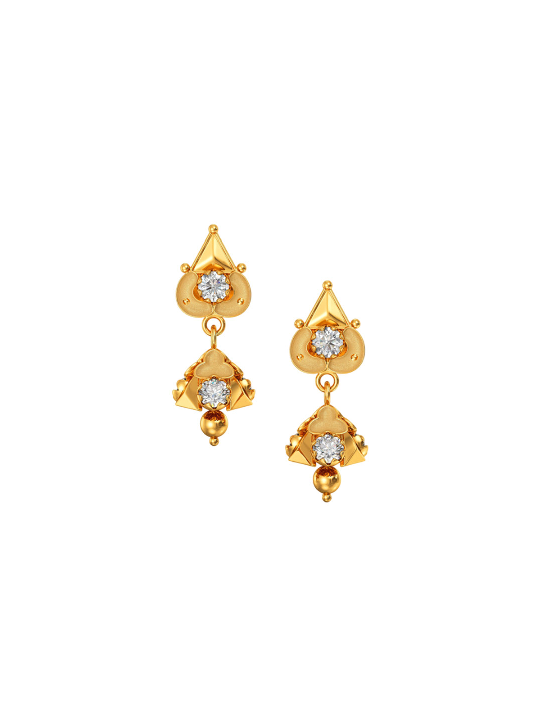Joyalukkas Women Earrings Gold- 2.175 gms