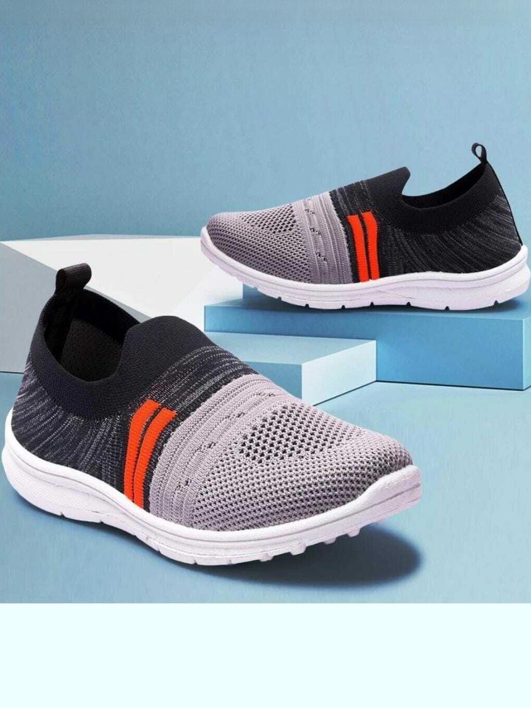 PU-PINE Grey Textile Casual Shoes