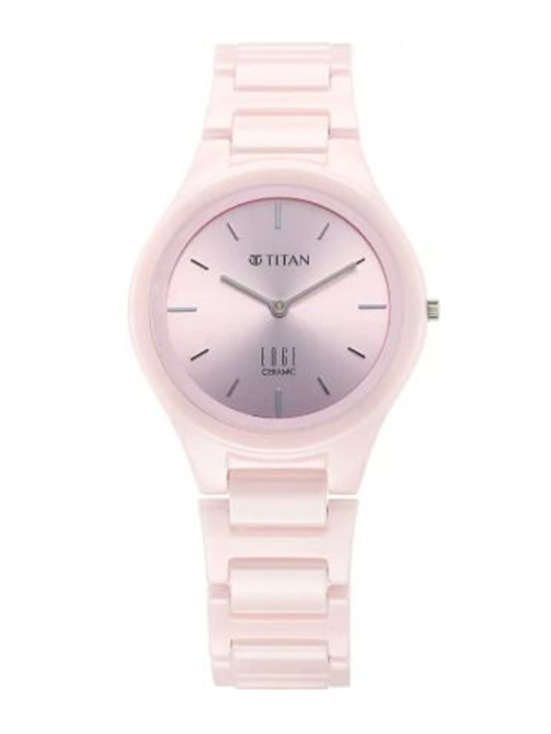 Titan Edge Women Solid Dial & Leather Straps Analogue Watch NT2653QC05