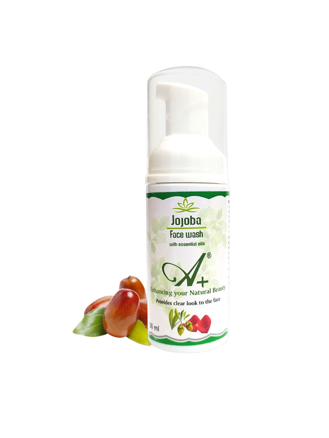 A+ Professional Range Jojoba Facewash Infused With Rose Extract - 50 ml