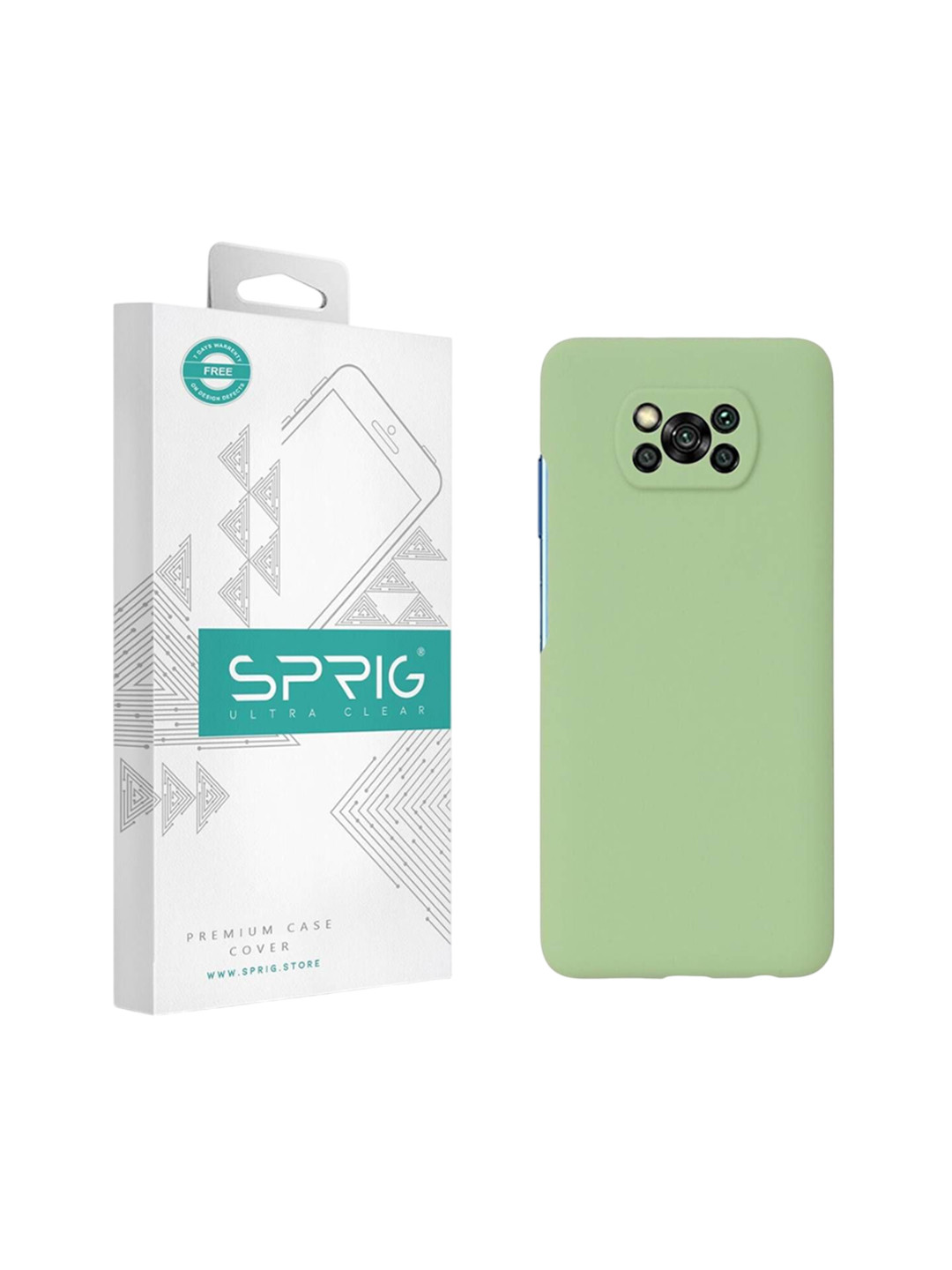SPRIG Poco X3 Pro Liquid Silicone Back Cover