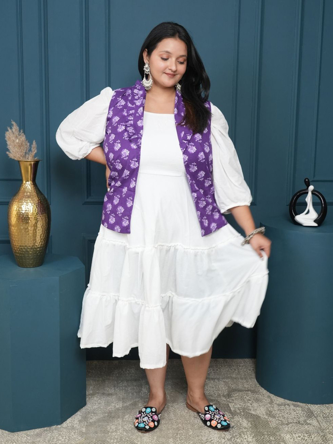 Swadeshi Shringaar Women A-Line Dress
