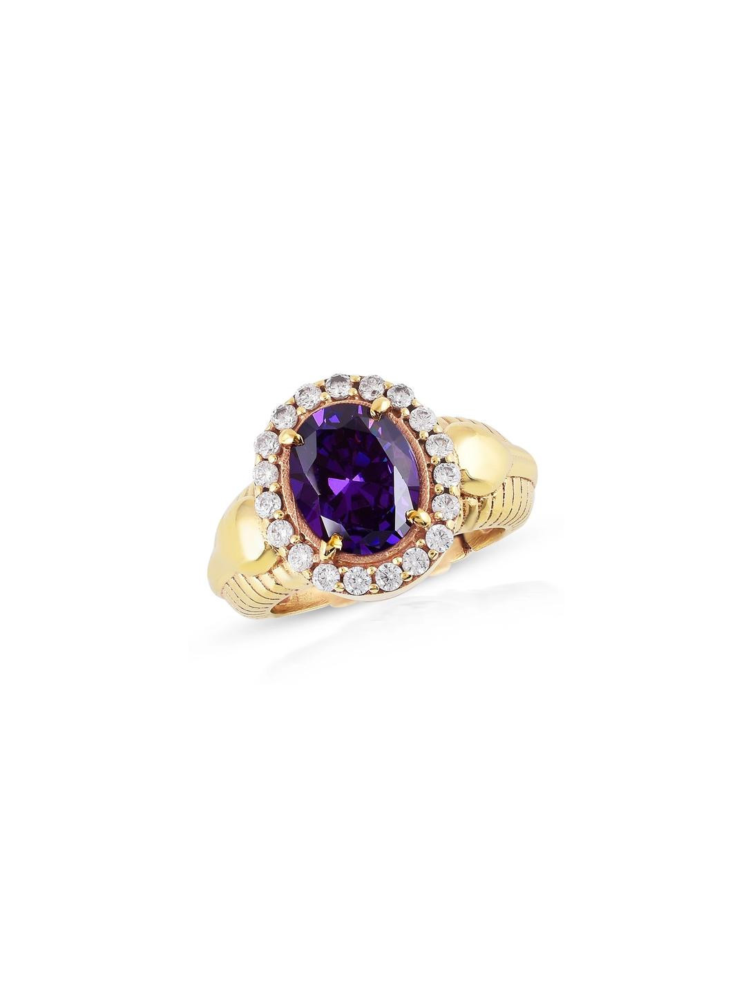 Barmunda gems Men Zircon Gems Finger Ring