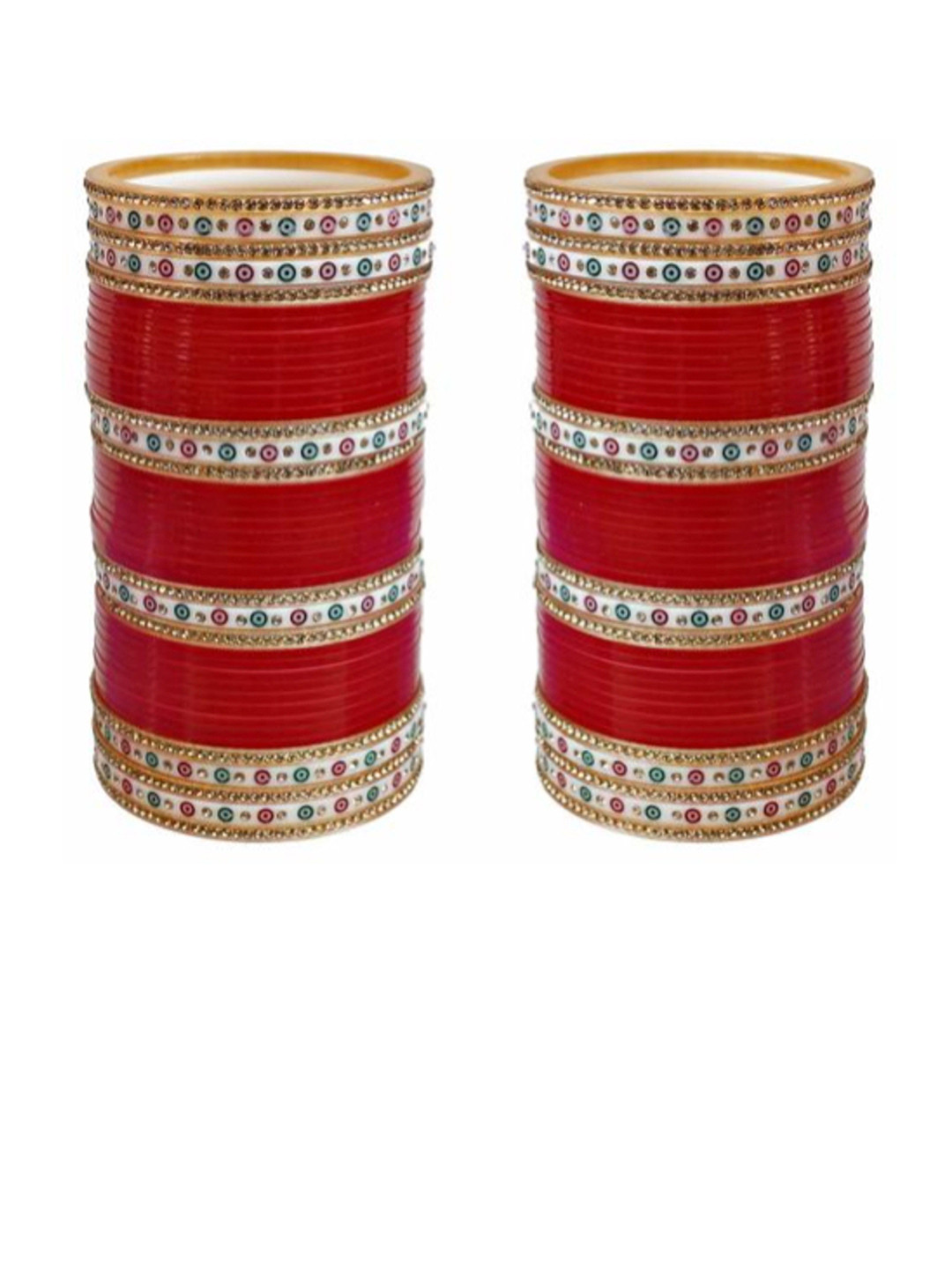 JCcreation Set Of 43 Gold-Plated Bangles