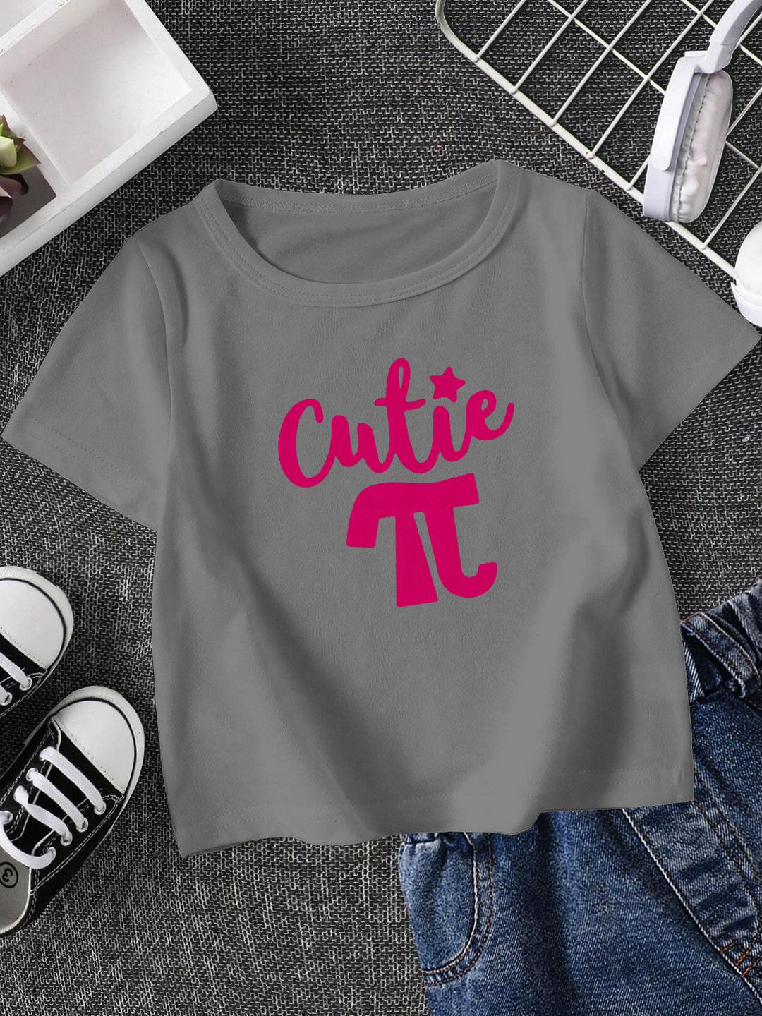 FIONAA TRENDZ Kids Typography Printed T-shirt
