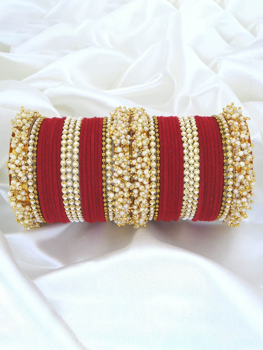 Chura king Set Of 42 Beaded Bangle