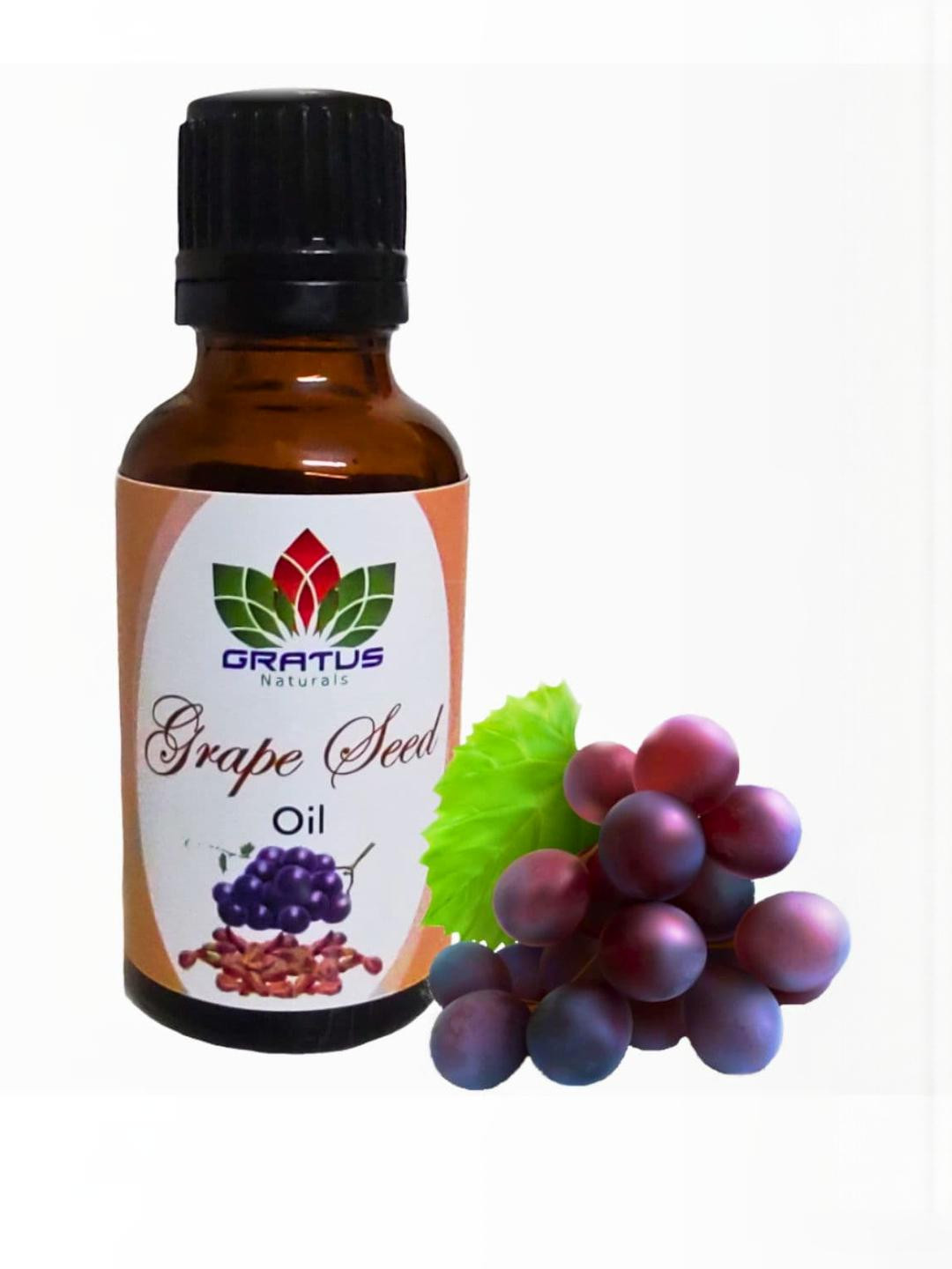 Gratus Naturals Unisex Pure Grapeseed Essential Oils & Massage Oil