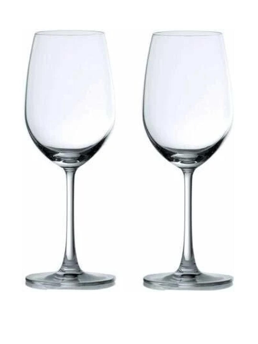 Dakshayanii 2 Pieces Transparent Wine Bar Glass