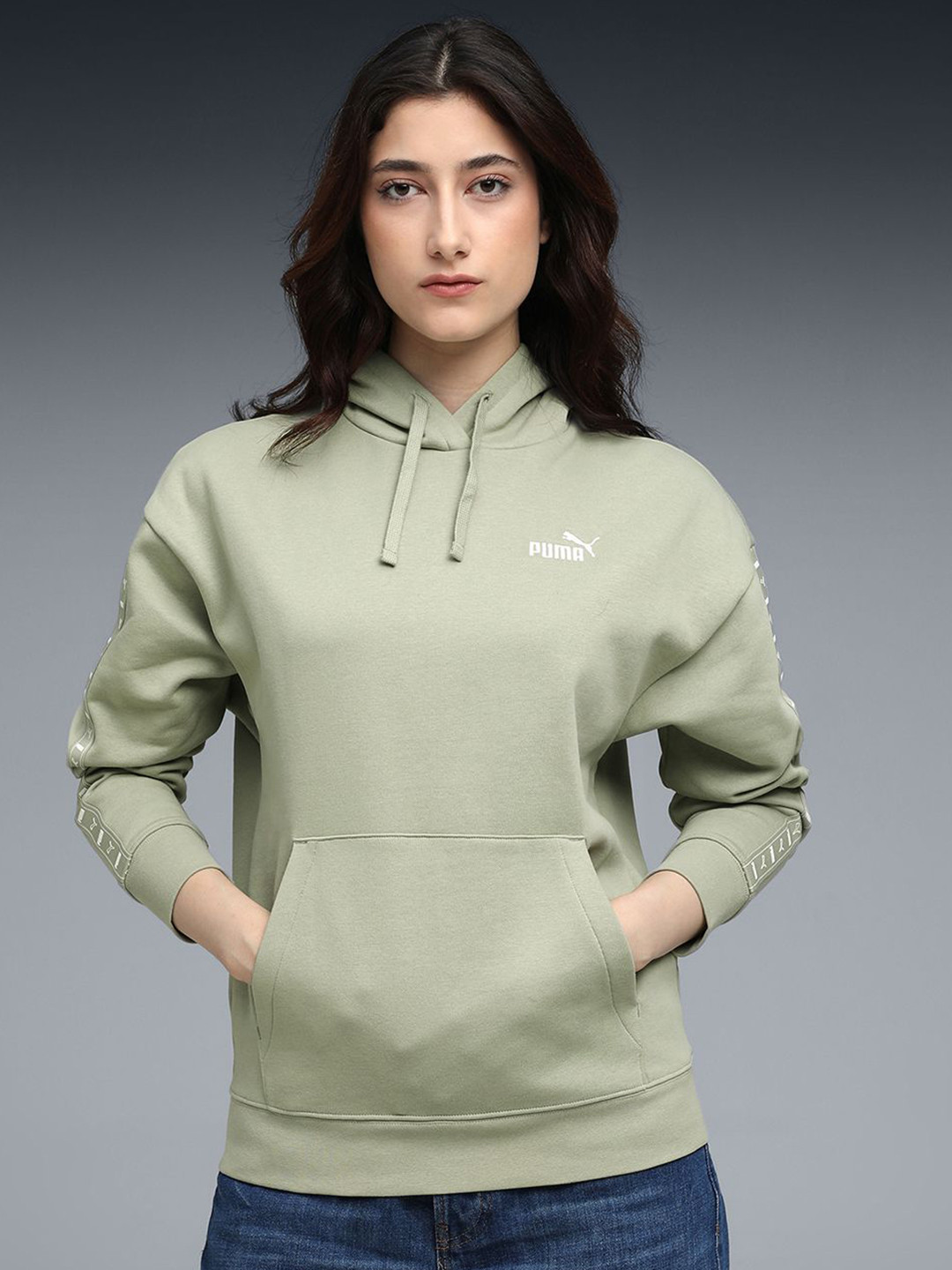 Puma Essentials Tape Women's Comfort Fleece Hoodie