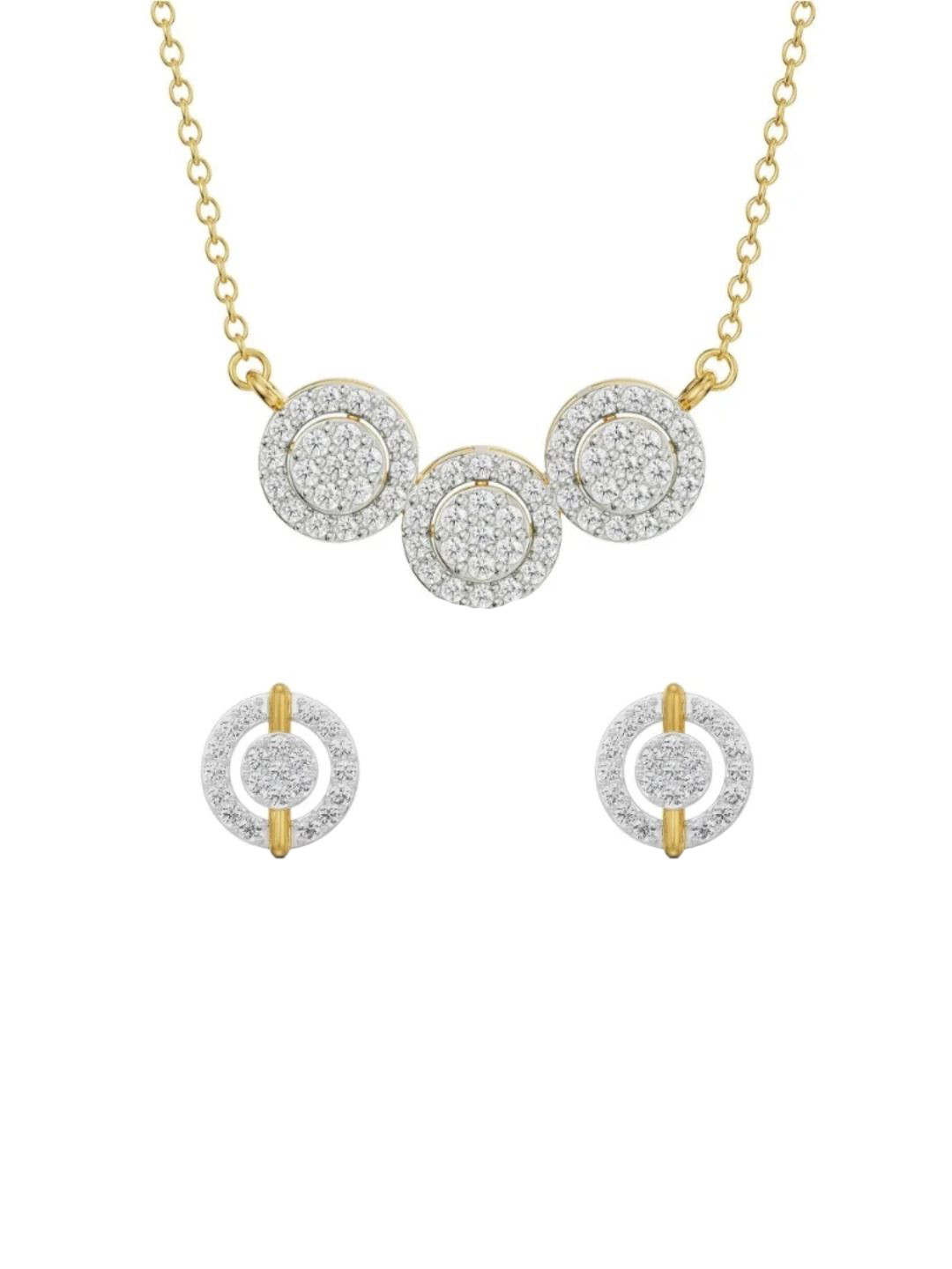 Emori 14KT Gold & Lab Diamond Jewellery Set