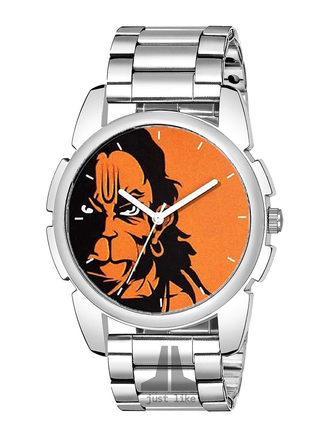 JUST LIKE Unisex Stainless Steel Bracelet Style Straps Analogue Watch WATFYYGKYXGFGCGH