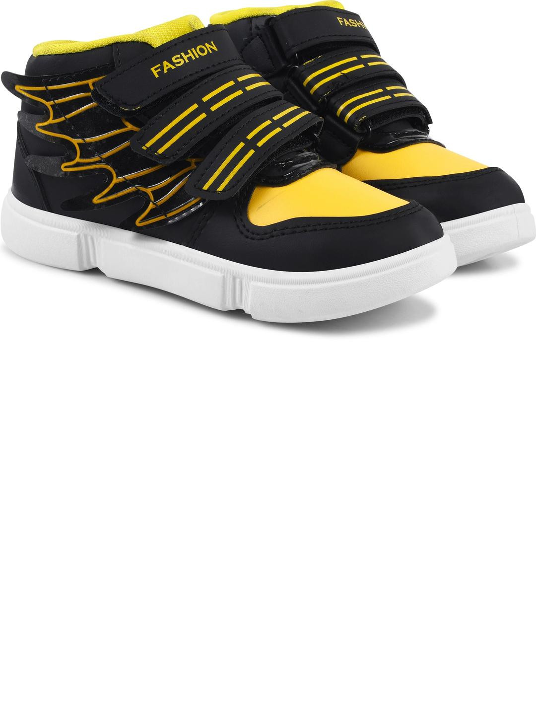 PU-PINE Yellow Textile Casual Shoes