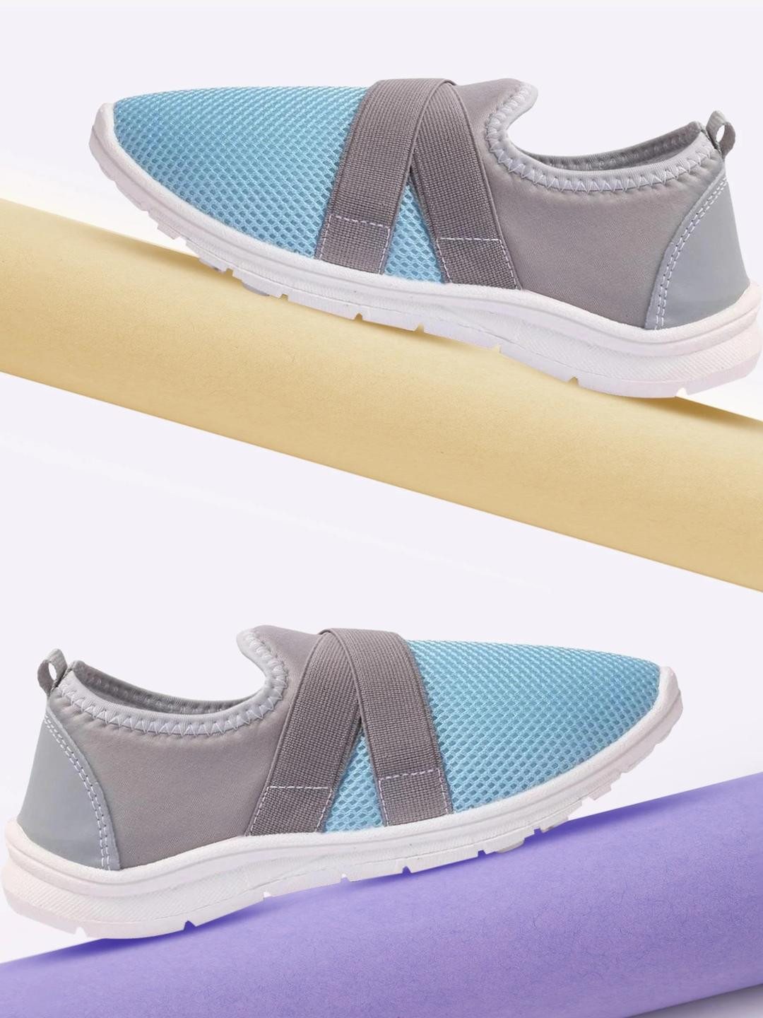 PU-PINE Kids Blue & Gray Casual Shoe
